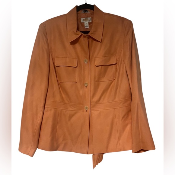 Talbots Vibrant Orange Pantsuit - Picture 11 of 13